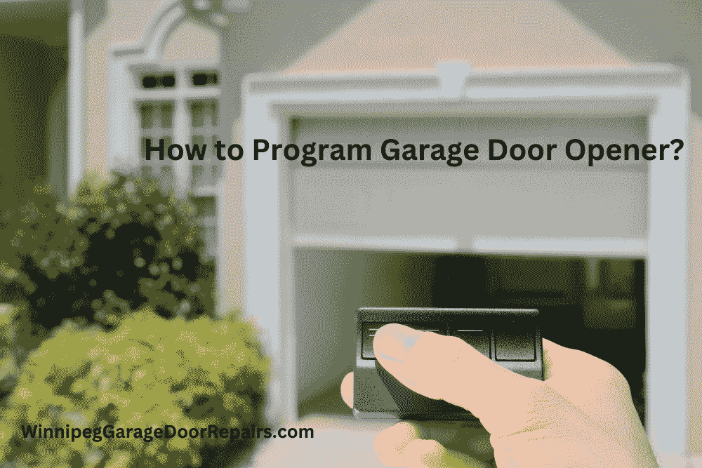 how to program garage door opener