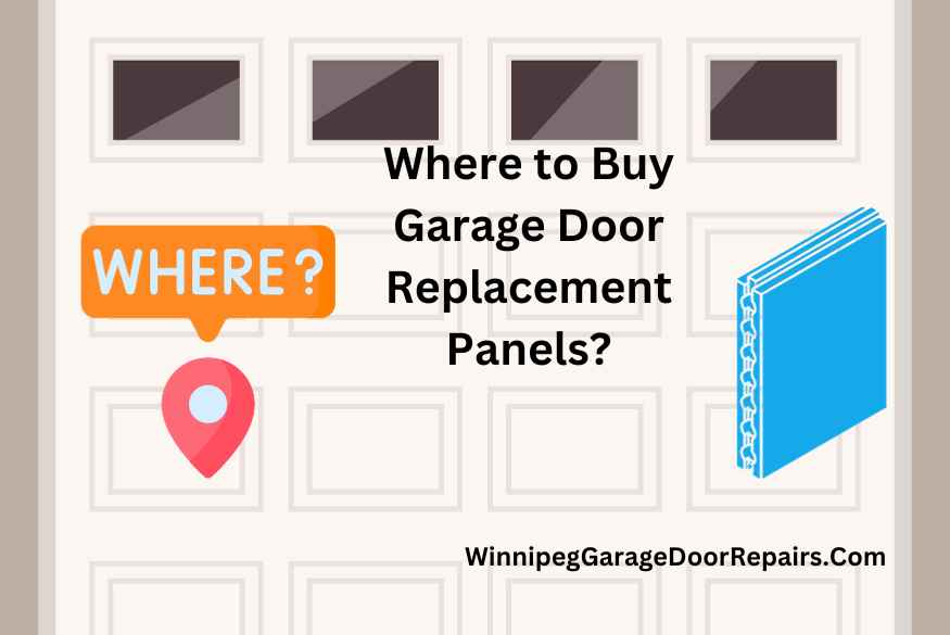 Where to Buy Garage Door Replacement Panels