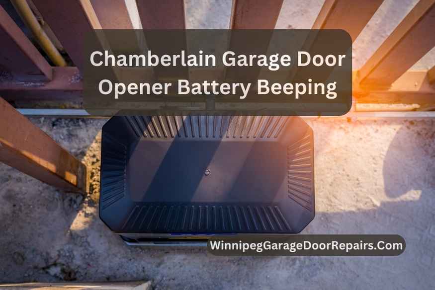 Chamberlain Garage Door Opener Battery Beeping