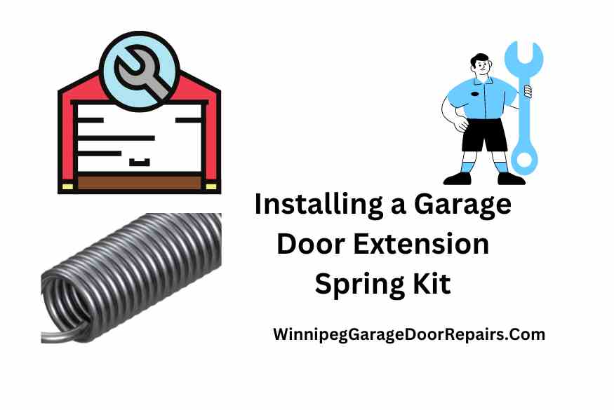 Installing a Garage Door Extension Spring Kit
