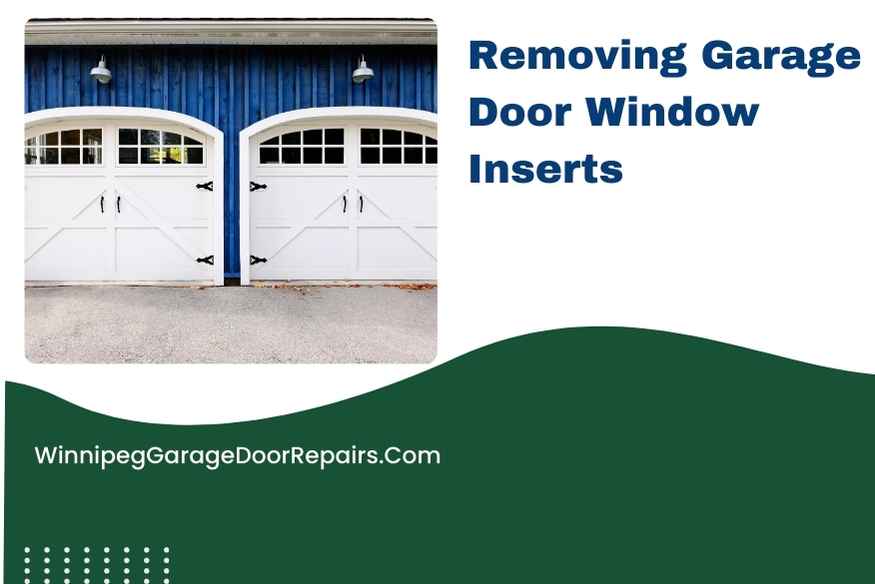 Removing Garage Door Window Inserts